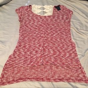 Heathered sweater shirt (2 for $12)